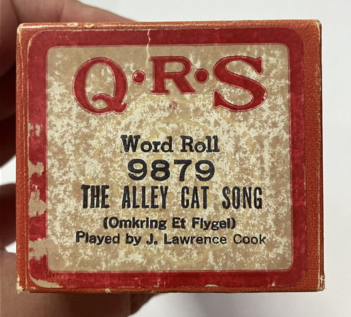 Qrs player piano word roll - word,